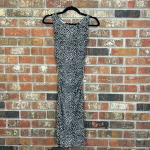 Norma Kamali Ruched Printed Bodycon Dress XS